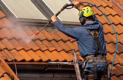 Démoussage et hydrofuge de toiture à Roisel